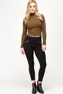 LEGGINGS ZIP FRONT